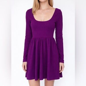 Free People Rich Purple Knit Dress